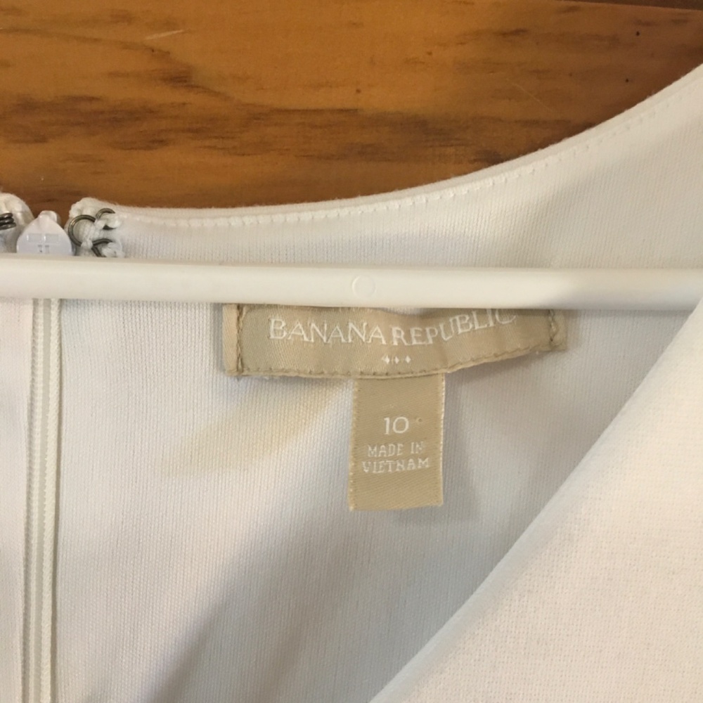 Banana Republic White Midi Dress - Picture 3 of 3